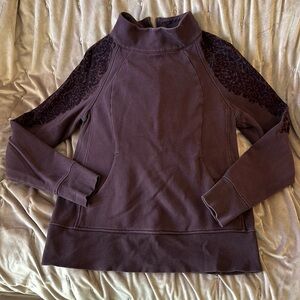 Lululemon Women’s Burgundy Velvet Sweatshirt